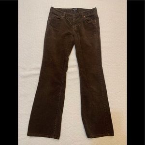 Polo Jeans Company Ralph Lauren MFG Brown Corduroy Pants Women's Sz 4x32